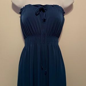 Citi Dress Brand, Strapless Dress, Blue Green, 14